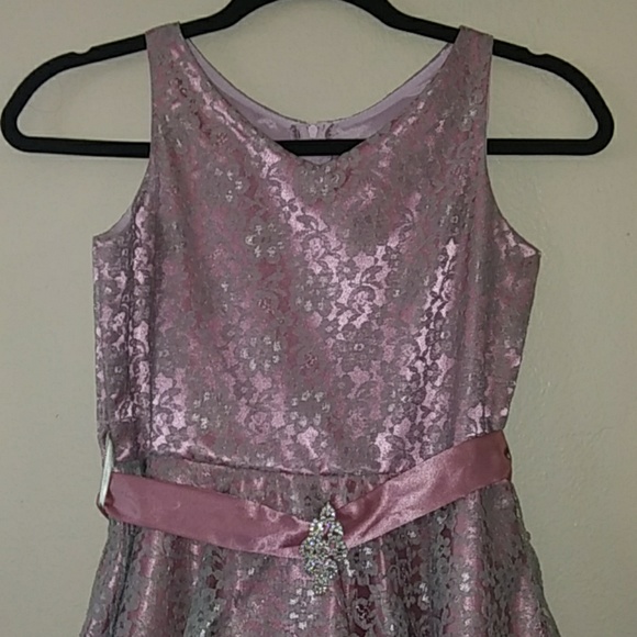 Floral lace dress for girl - Picture 2 of 6